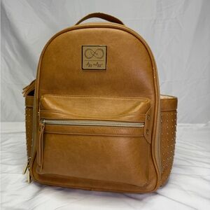 Itzy Ritzy Brown Studded Diaper Bag Backpack